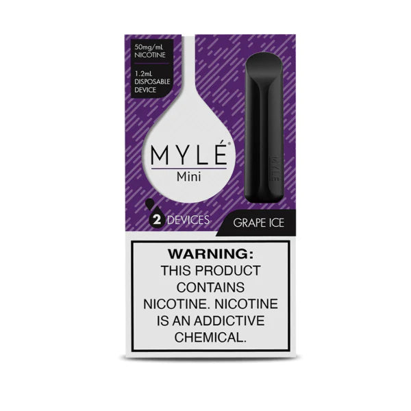 MYLE Mini 500 Puffs Disposable Vape - Compact and Portable Design