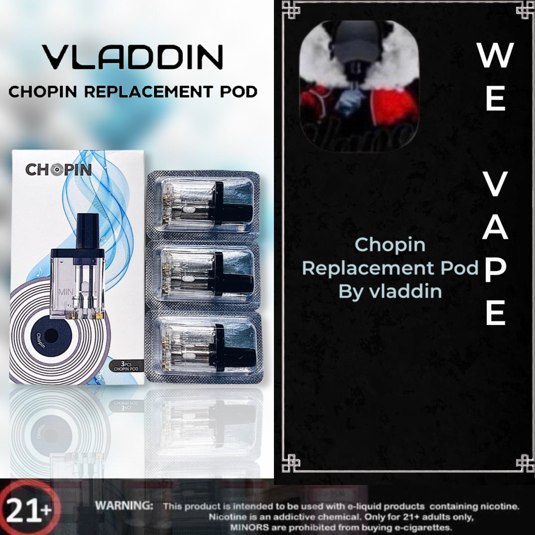 Chopin Replacement Pod by Vladdin - Elevate Your Vaping Experience.