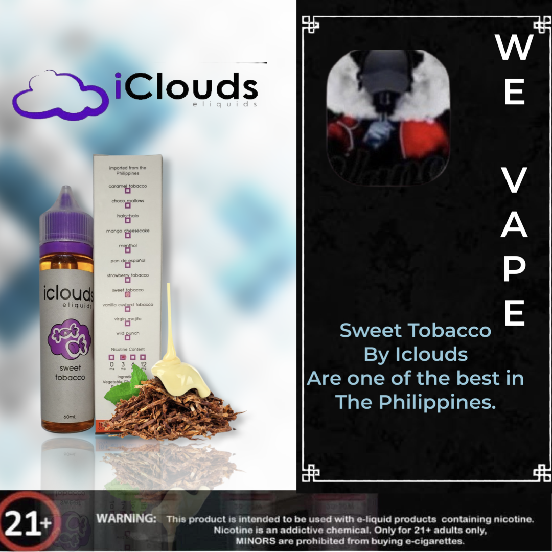 Iclouds E-Liquid-Sweet Tobacco By Iclouds are one of the best in Philippines.