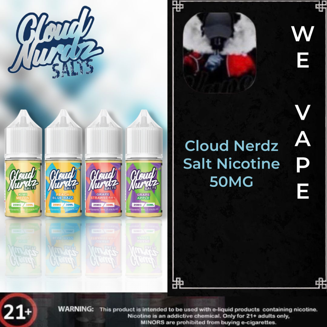 Cloud Nurdz E-Liquid (Salt Nicotine)