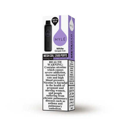 MYLE Meta Bar 2500 Puffs Disposable Vape