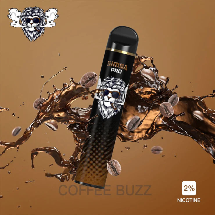 Simba Pro Ultra 2500 Puff Coffee Buzz - Indulge in the Rich Aroma and Energizing Flavor of Simba Pro Ultra"