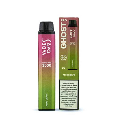 Aloe Grape - Luscious Grape Flavor Infused with Aloe in Ghost Pro Disposable Vape