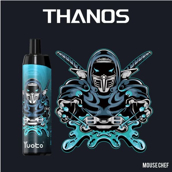 Represents the enticing range of Mousechef flavors by ThanosVape, offering a diverse and enjoyable vaping experience
